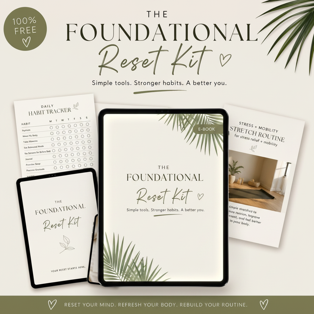 The Foundational Reset Kit wellness tools