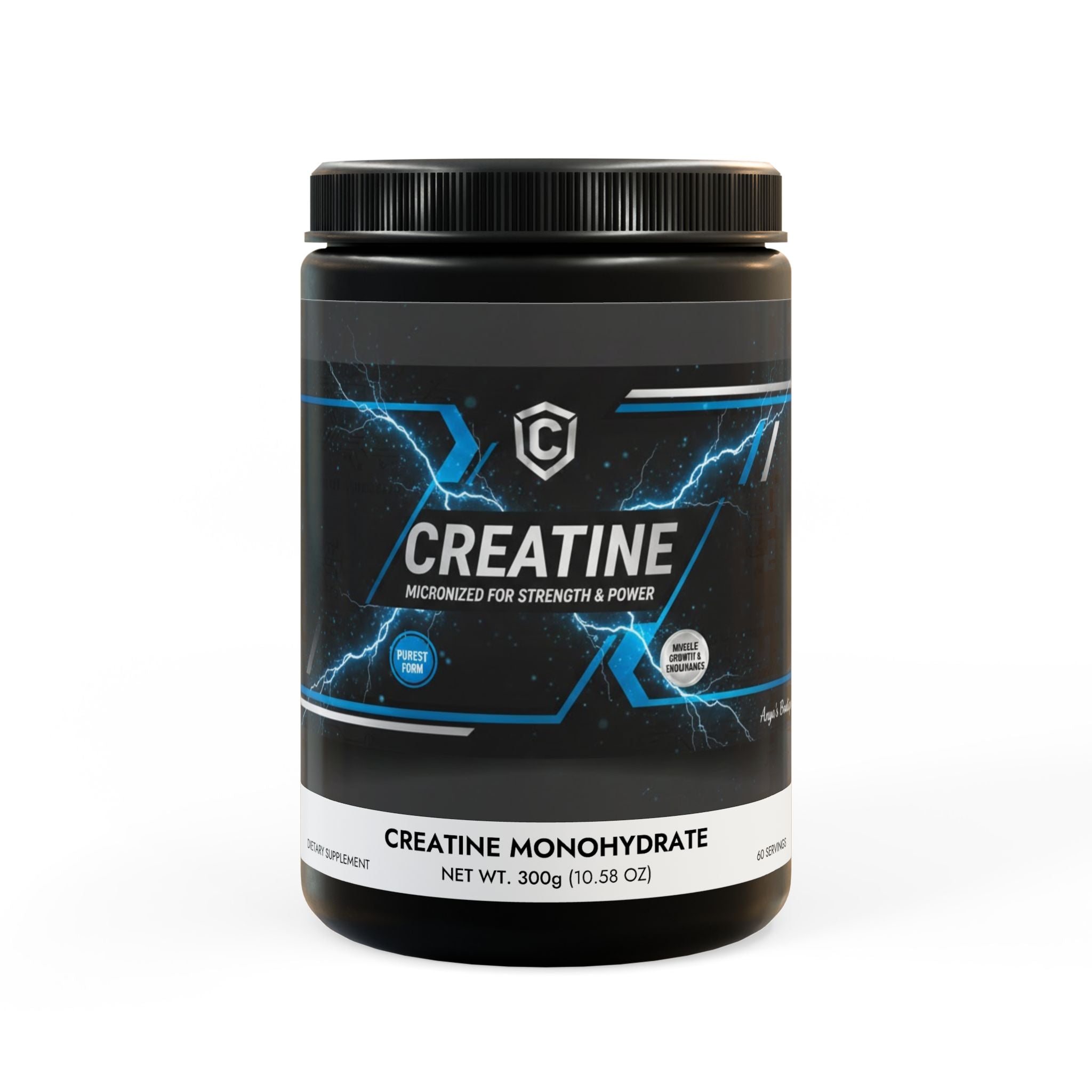 Creatine Monohydrate Supplement (300g, 10.58oz)