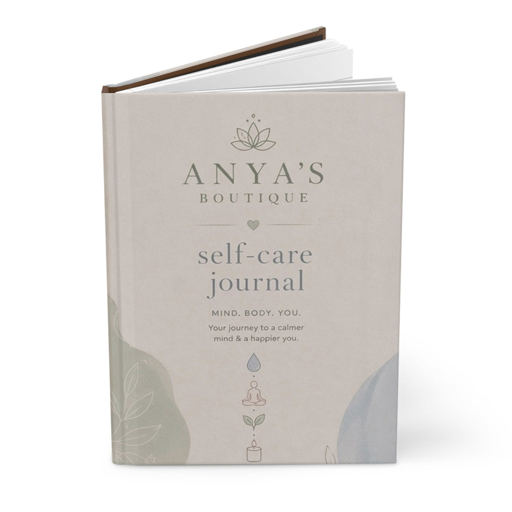Self-Care Hardcover Journal — Mind, Body, You Guided Wellness Notebook