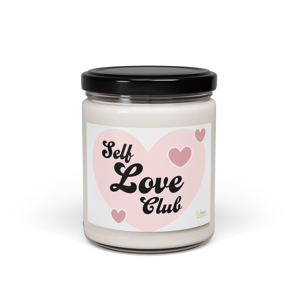 Self Love Club Soy Candle — 9oz Scented Jar (Self-Care Gift)