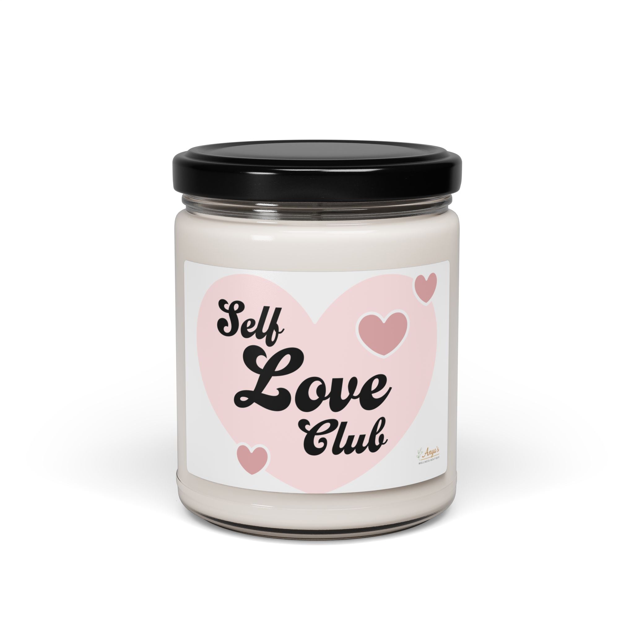 Self Love Club Soy Candle — 9oz Scented Jar (Self-Care Gift)