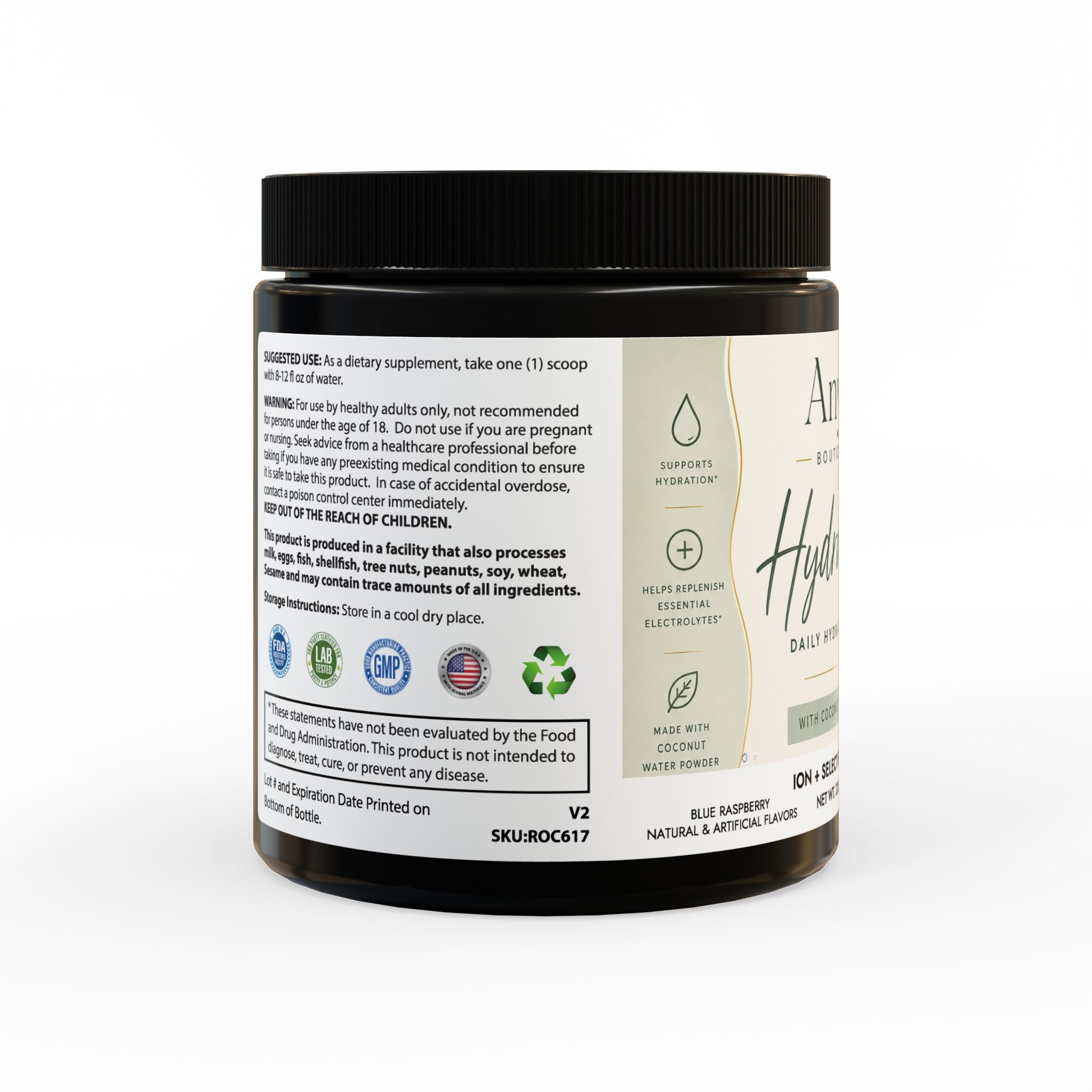 Hydrate Her ION + Select Electrolyte Supplement (225g, 7.9oz)