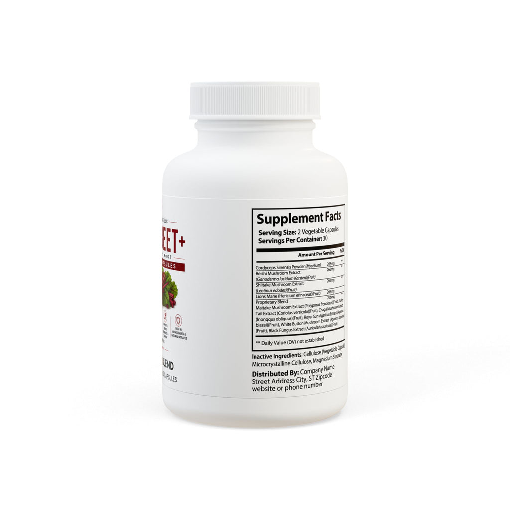 HeartBeet + Organic Beetroot Capsules
