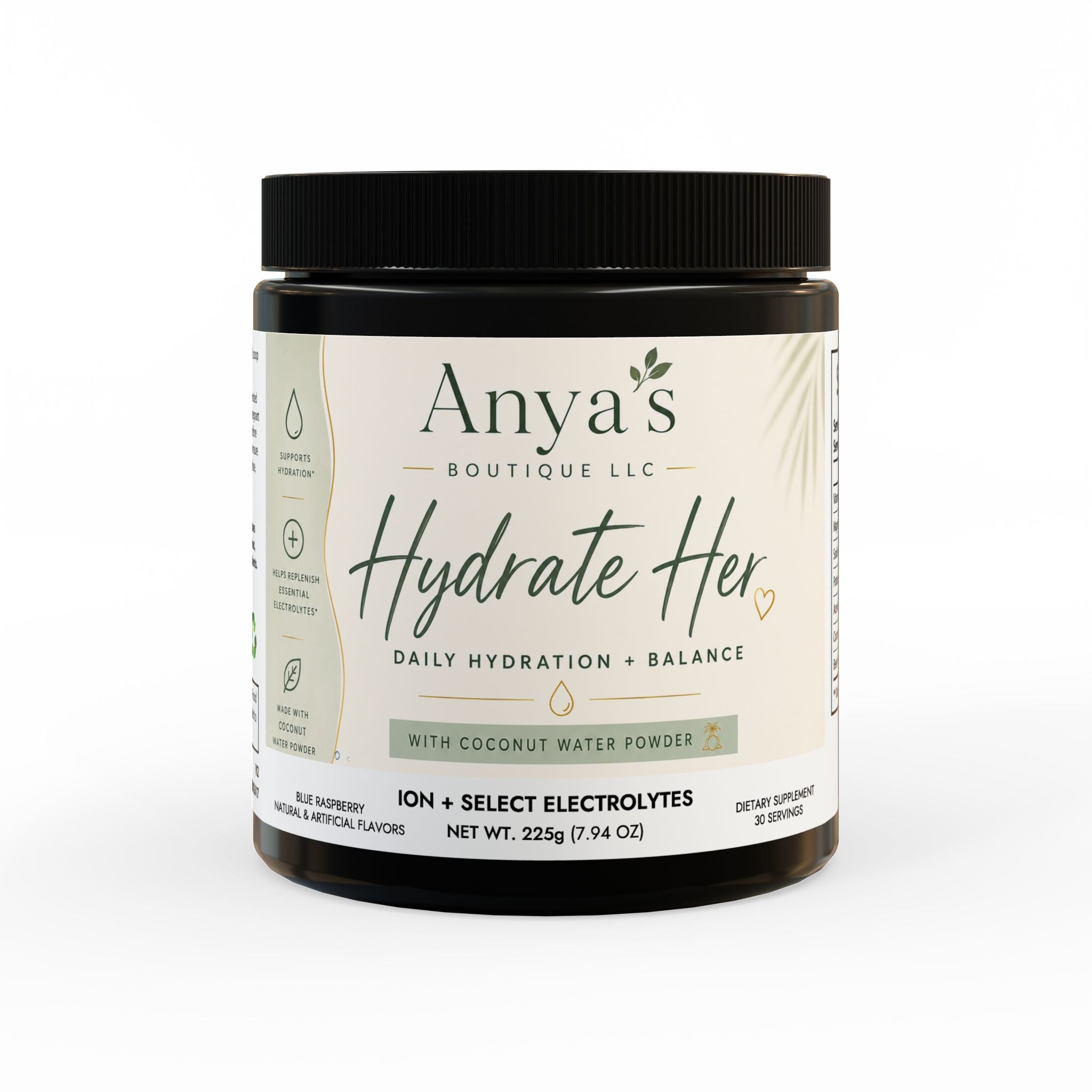 Hydrate Her ION + Select Electrolyte Supplement (225g, 7.9oz)