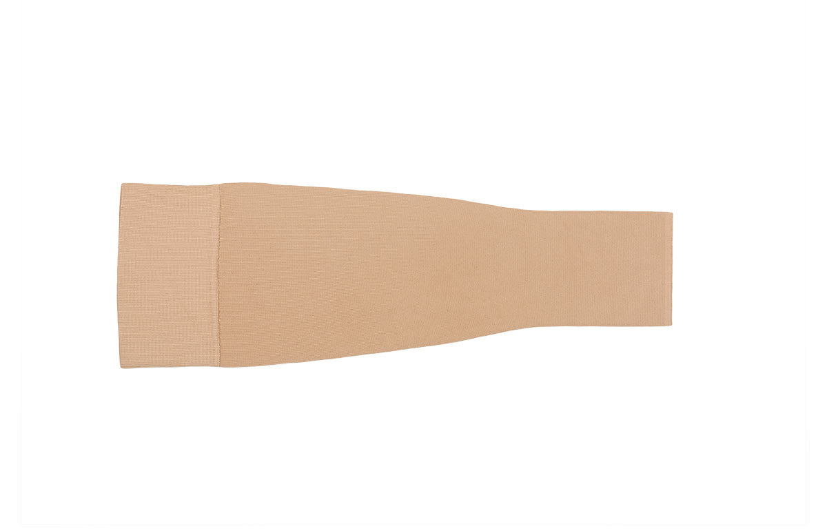 Beige Compression Arm Sleeve: Professional Therapeutic Support